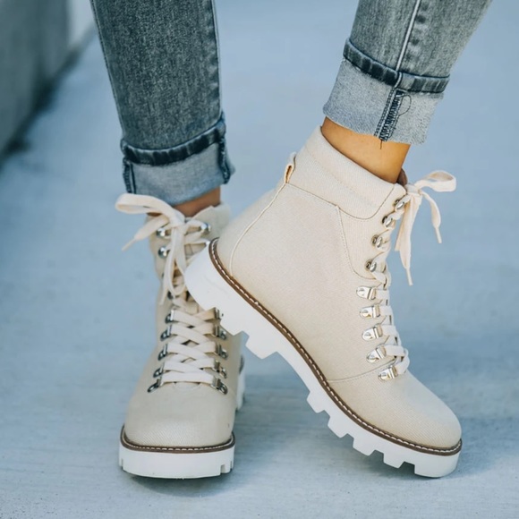 Vici Collection Sweeney Canvas Lace Up 